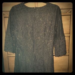 Women's Zeeagoo 3/4 Floral Flare Sleeve Lace Dress